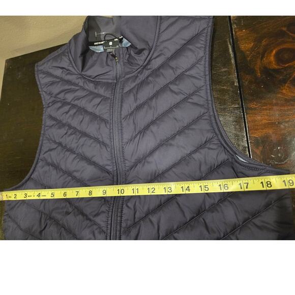 Nike Aerolayer Thermal Running Vest Full-Zip Navy Lightweight Mens Small - Picture 9 of 10